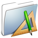 Graphite Smooth Folder Applications icon